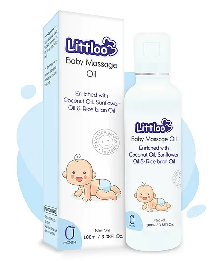 Littloo Baby Massage Oil - 100 ml