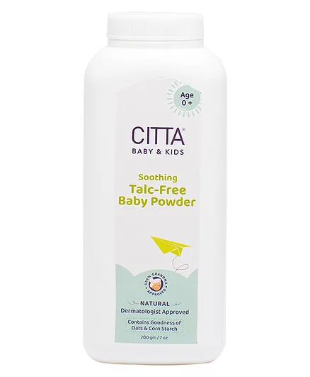 Citta Soothing Talc Free Baby Powder - 200 gm