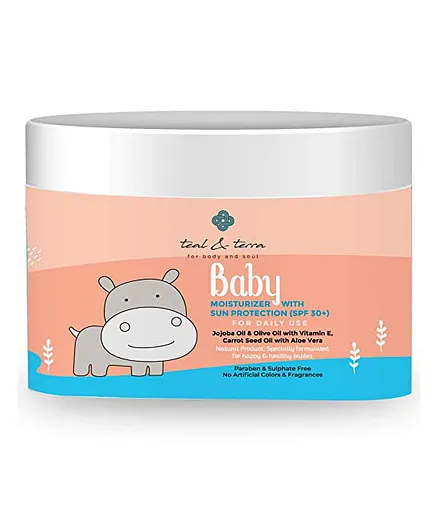 Teal & Terra Baby Moisturiser with SPF 30+ Sun protection - 60 ml