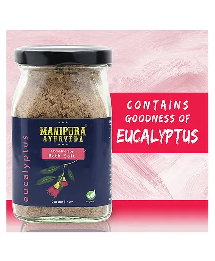 Manipura Ayurveda Eucalyptus Bath Salt - 200 gm