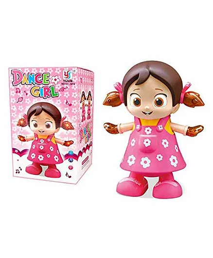 VGRASSP Walking Singing Dancing Doll Pink - Height 22 cm