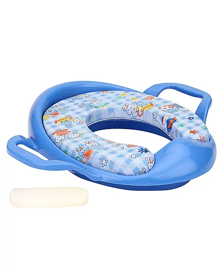 Zyamalox Cushioned Potty Trainer Seat with Support Handles (Colour & Print May Vary)