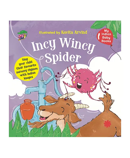 Incy Wincy Spider Picture Book - English