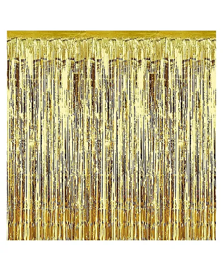 SYGA Metallic Decoration Curtain Foil - Golden
