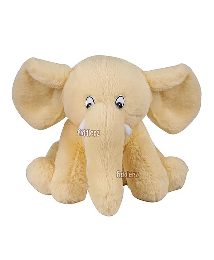 Fiddlerz Elephant Soft Toy Beige - Height 21 cm