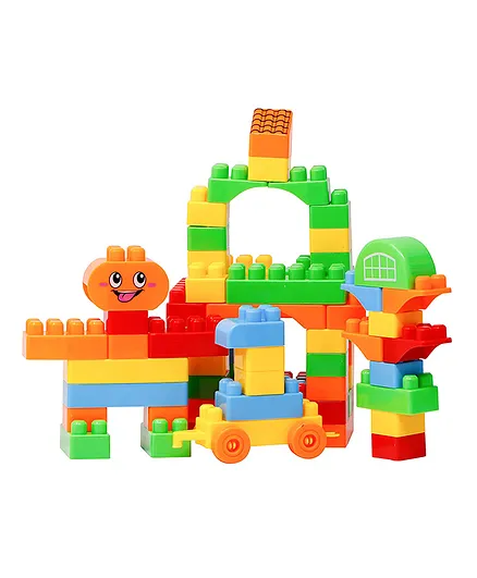 NEGOCIO DIY Interlocking Building Blocks Puzzle Toy Set - 75 Pieces 