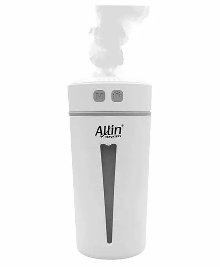 Allin Exporters Mini Ultrasonic Humidifier White - 200 ml