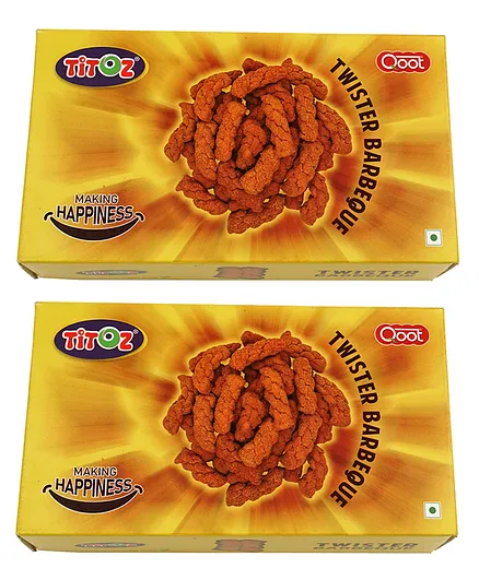Qoot Twister Barbeque Pack of 2 - 200 gm Each