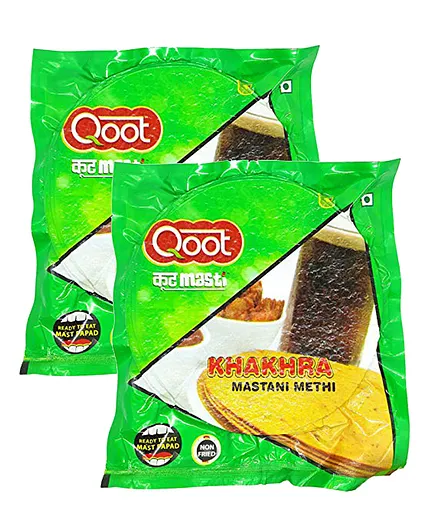 Qoot Mastani Methi Khakhra Pack of 2 - 200 gm Each