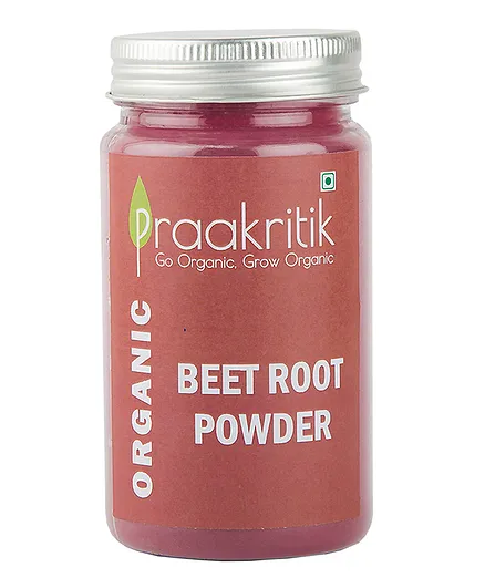 Praakritik Organic Beet Root Powder - 100 gm
