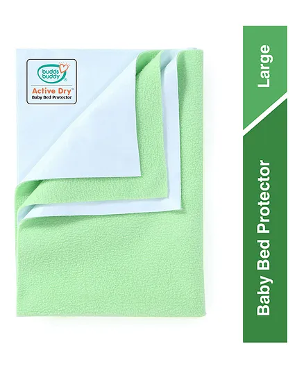 Buddsbuddy Water Proof Large Size Bed Protector - Green