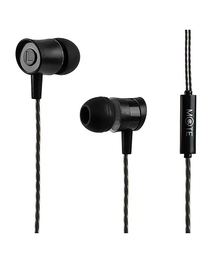 Mate Candy Rock Wired Earphones - Black