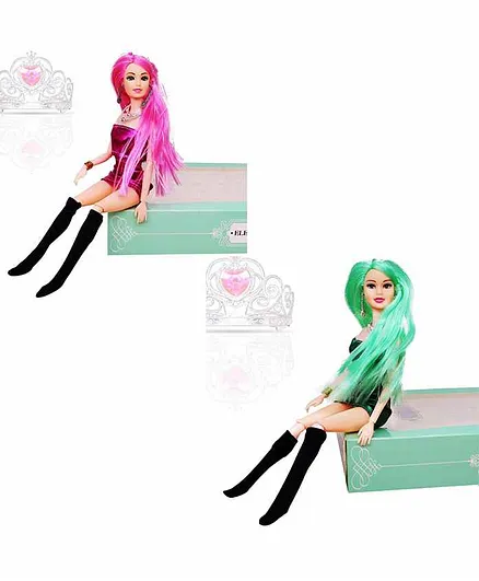 Yunicorn Max Articulated  Dolls  Pack Of 2 - Height 33 cm