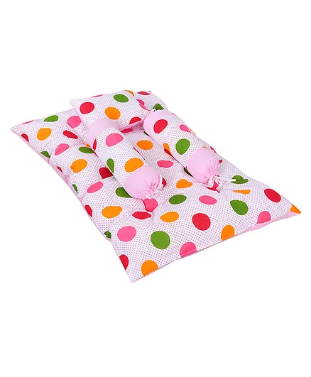 132 Baby Bedding Set Polka Dot Print - Multicolour