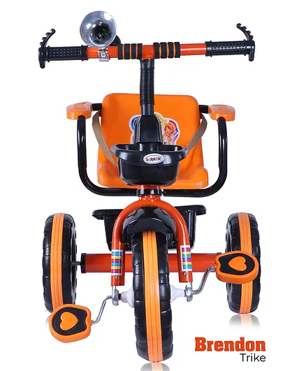 AMARDEEP Baby Tricycle With Pop Horn - Orange