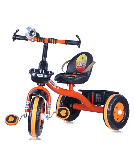 AMARDEEP Baby Tricycle With Pop Horn - Orange