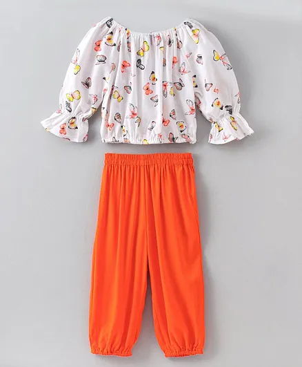 butterfly pants with top