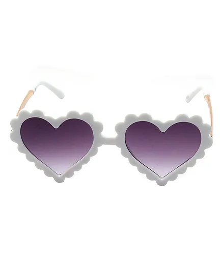 Spiky Heart Shape Sunglasses - Grey