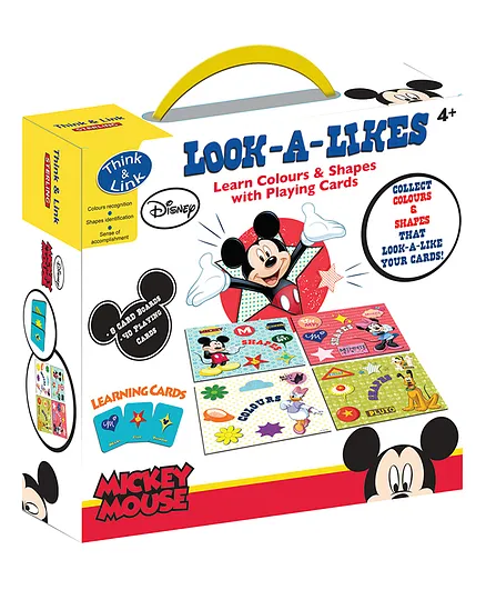 Sterling Mickey Mouse Look-A-Likes Card Game Multicolour - 49 Pieces