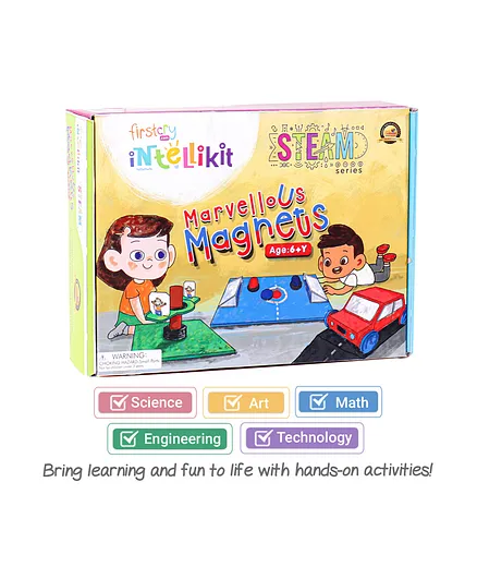  FirstCry Intellikit Marvellous Magnets Kit - Multicolor 