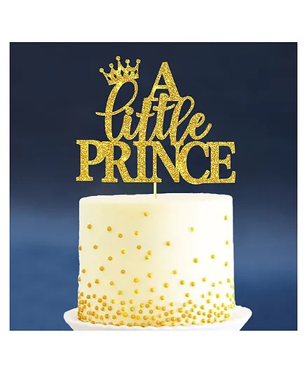 Zyozi A Little Prince Cake Topper Golden Online In India Buy At Best Price From Firstcry Com