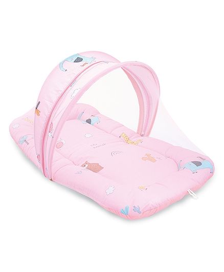 R For Rabbit Snuggy Safari Baby Nest - Pink Online in India, Buy at Best Price from FirstCry.com - 9719479