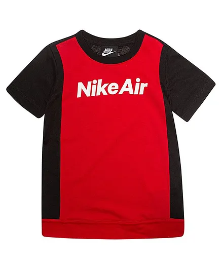 Nike Air Colorblock Half Sleeves Tee - Black