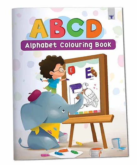 ABCD Alphabet Colouring Book For Kids - English