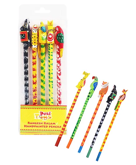 Desi Toys Rangeen Kalam Multicolor - Pack Of 5 
