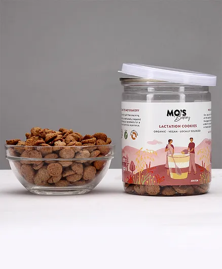 Mo's Lactation Cookies Vegan 100% Natural & Preservatives Free - 200 g