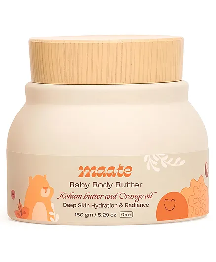Maate Baby Butter Combo  Moisturizing Face Butter - 50 gm & Body Butter - 150 gm