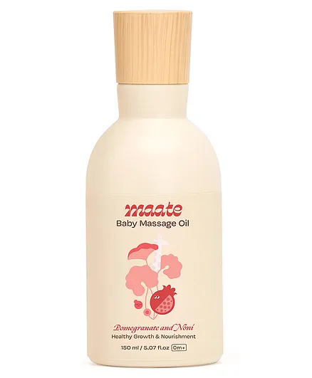 Maate Baby Oil Combo Nourishing Massage Oil -150 ml &  Hair Oil -150 ml