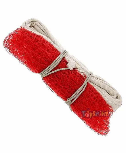 Toyshine Practice Badminton Net for Tournament - Red