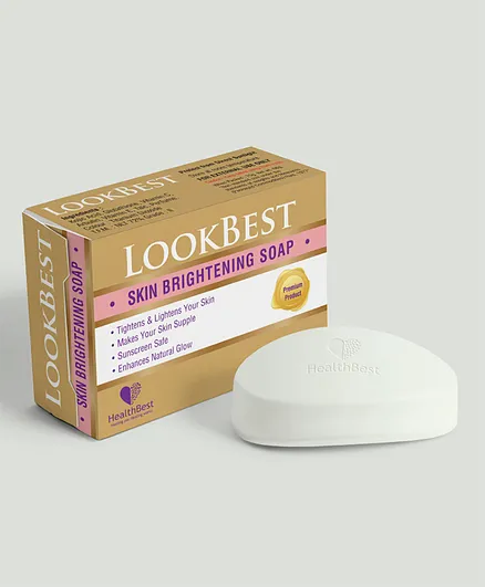 HealthBest LookBest Skin Brightening Soap Pack of 3 - 75 gm Each