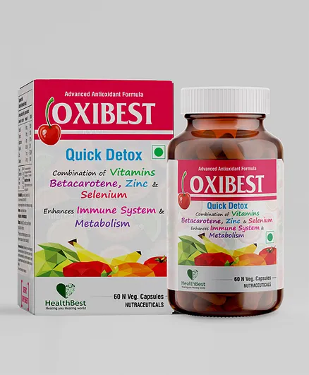 HealthBest Oxibest Liver Supplement - 60 Capsules
