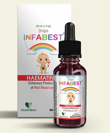 HealthBest Infabest Hematinic (Iron) Drops - 30 ml