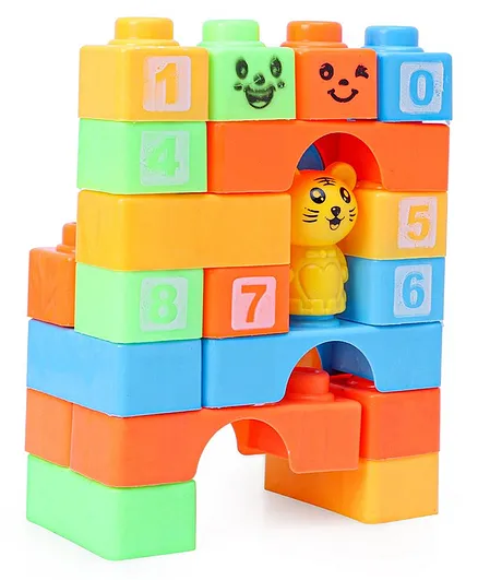 LEEMO Building Blocks Multicolor - 24 Pieces