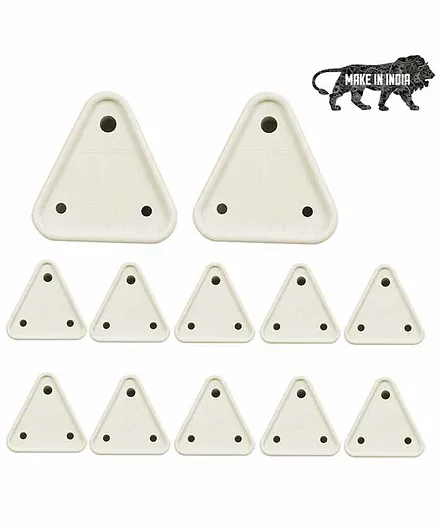 KitschKitsch Child Proofing Safety Plug and Socket Cover Pack Of 12 - White