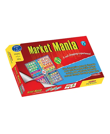 Sterling Market Mania Board Game - Multicolor