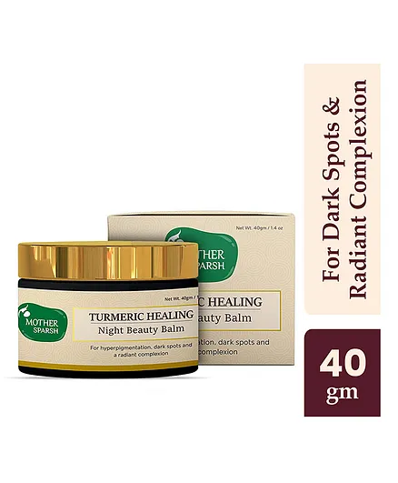 Mother Sparsh Turmeric Healing Night Beauty Balm with Mango Butter and Moringa - 40g