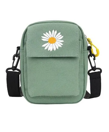 MOMISY Canvas Sling Bag - Green