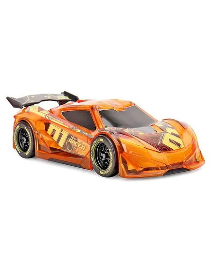 Dickie Friction Powered Lightstreak Racer Toy Car - Orange