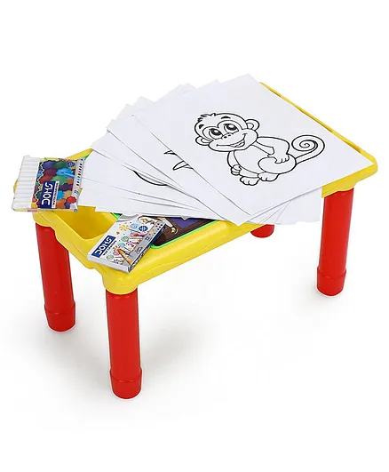Mamma Mia Activity Table With Board Game - Multicolor