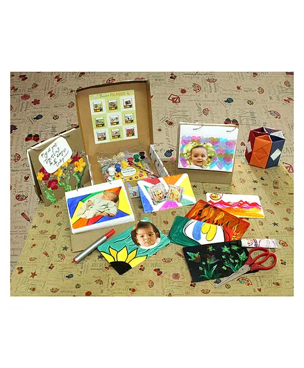 Kidsy Winsy DIY Little Picasso Standup Album All in 1 Activity Kit - Multicolour