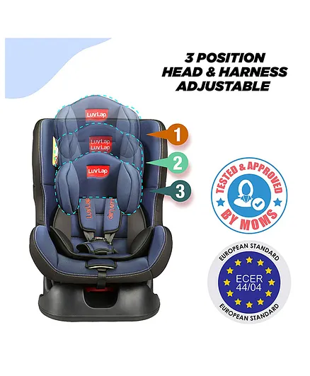 LuvLap Sports Convertible Baby Car Seat - Blue