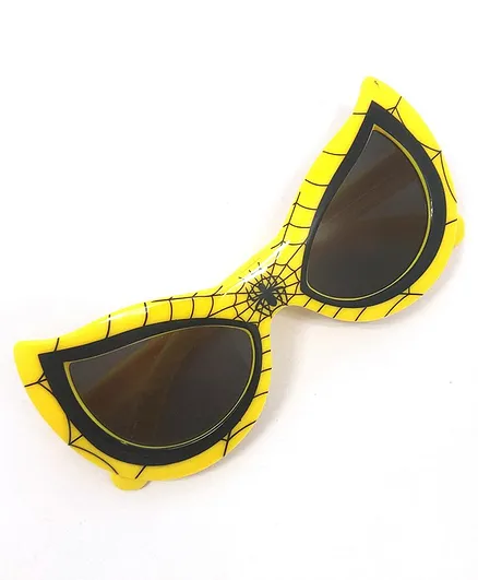 Kid-O-World Web Printed Sunglasses - Yellow