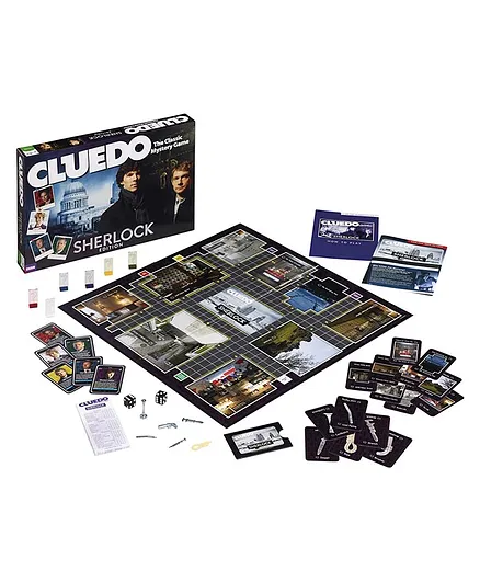 Sanjary Cluedo Board Game Sherlock Edition - Multicolour