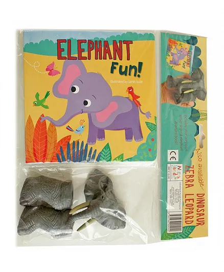 Animal Finger Puppet Elephant Story Book - English
