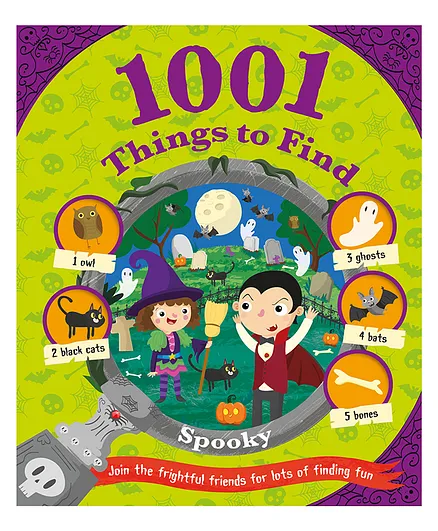 1001 Things to Find Spooky Activity Book - English