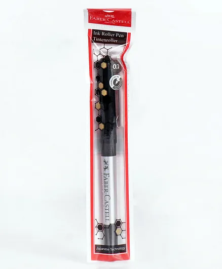 Faber Castell 0.7 mm Ink Roller Pen Conical Tip - Black
